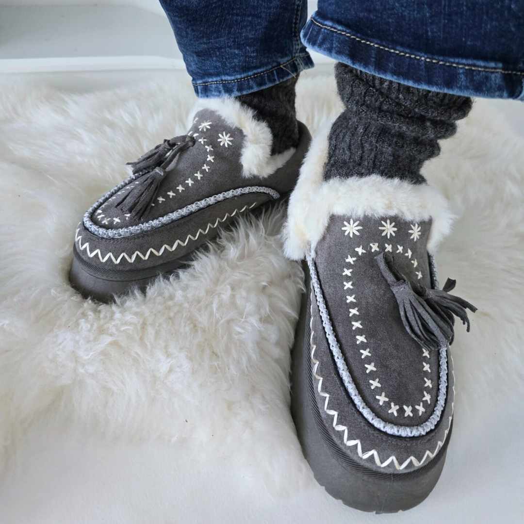 SCARPE IMBOTTITE IN MONTONE - 4 Colorazioni