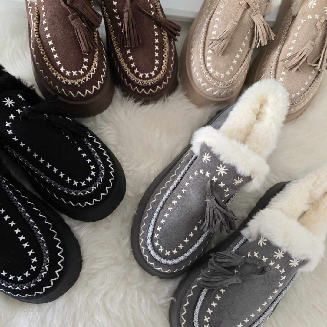 SCARPE IMBOTTITE IN MONTONE - 4 Colorazioni